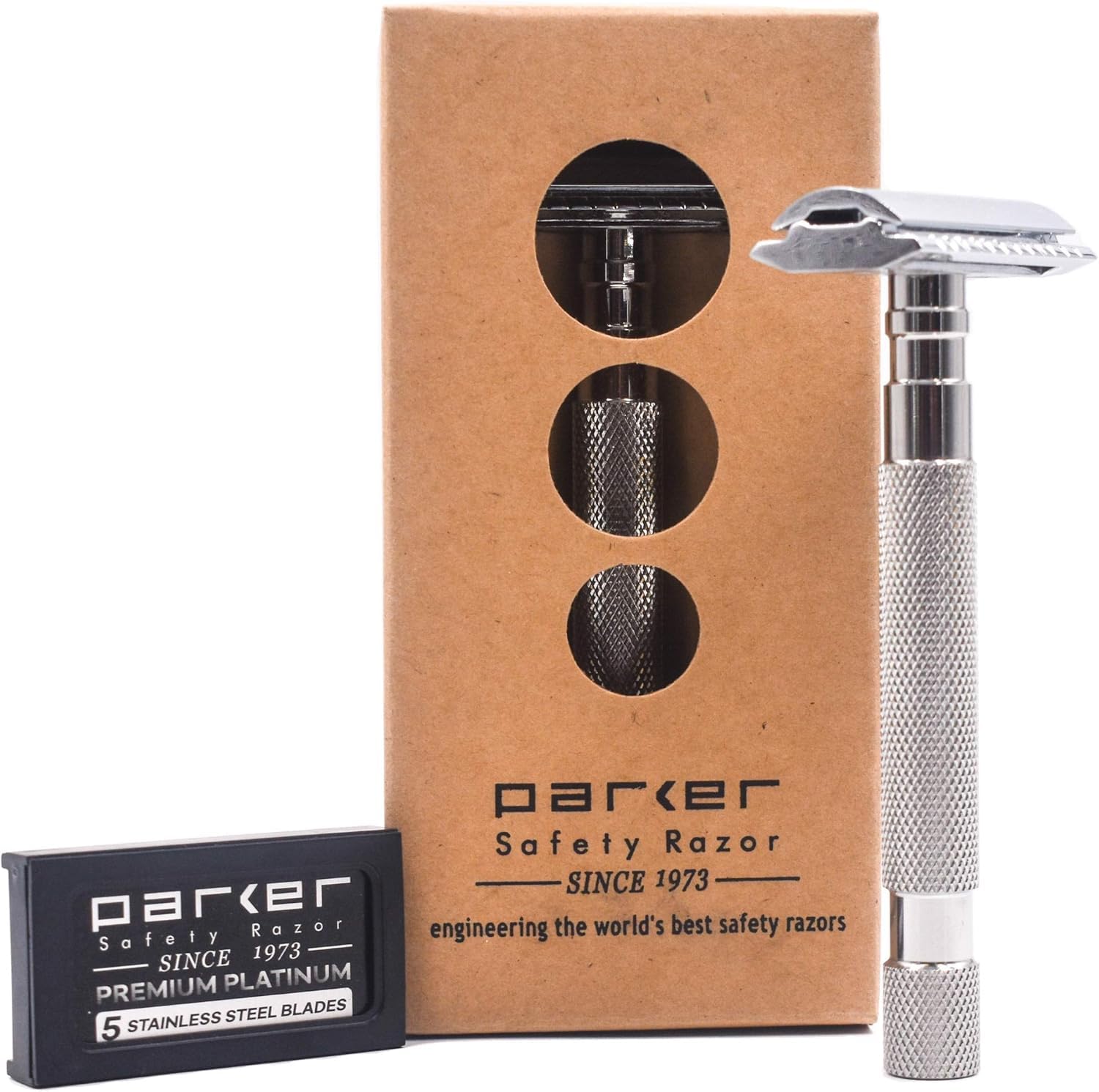 Amazon.com: Parker 64S Stainless Steel Handle Double Edge Safety